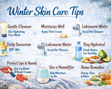 Tips to protect skin in winters